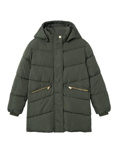 NAME IT Mädchen Nkfmemo Jacket Long Tb Steppjacke, Climbing Ivy, 146