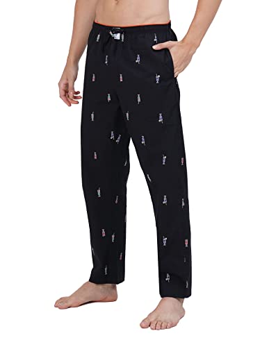 Image of U.S. POLO ASSN. Men's IYAD Printed Mid Rise Cotton Lounge Pants