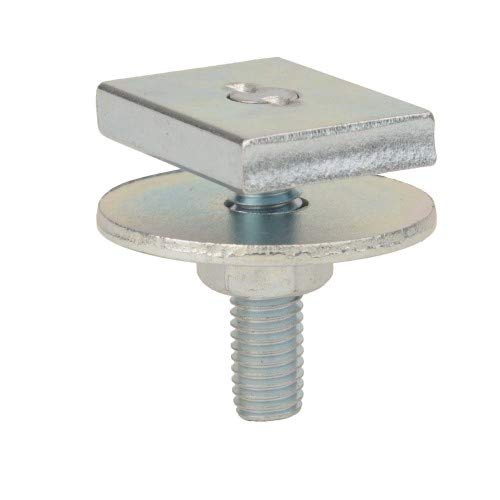 100 Stück - Hammerkopf-Schraube für C-Profil Montageschiene 27x18mm bis 38x40mm Gewinde M8, Länge: 20-120mm Befestiger inkl. Mutter und Beilagscheibe Stahl verzinkt Größe 38/40 + 40/60 M10 x 80 mm