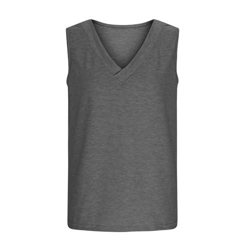 Girls V Neck Tank Top 2025 Summer Sport Workout Sleeveless Undershirts Loose Fit Soft Running Tshirts Tops for Kids4
