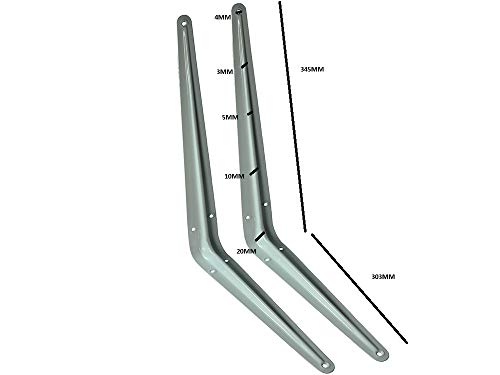 Support étagère mural London blanc pour optimiser rangement maison