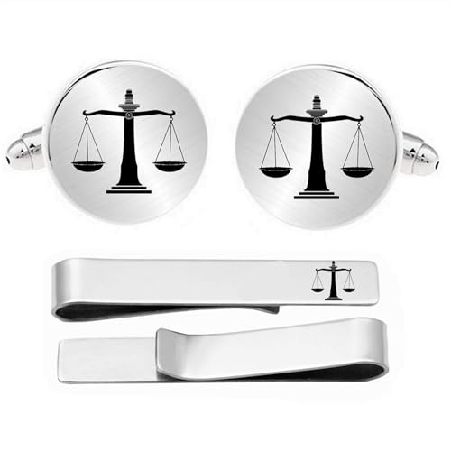 Mancuernillas para hombre Escalas de Justicia