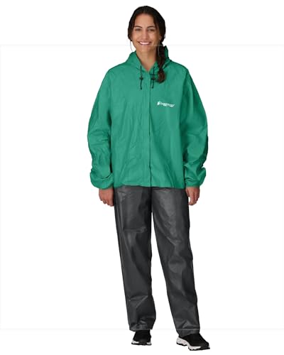 FROGG TOGGS Women's Ultra-Lite2 Medium Rain Suit in Seafoam and Black