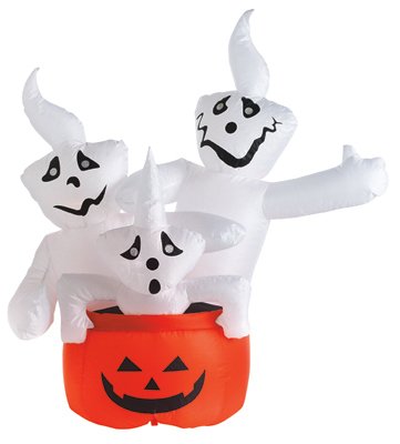CitiTalent 90-225-087 48 in. Inflatable Lighted Ghosts