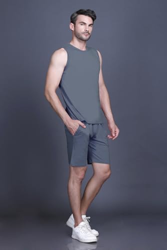 Image of GODFREY Men Co ord Set for Summer Cotton