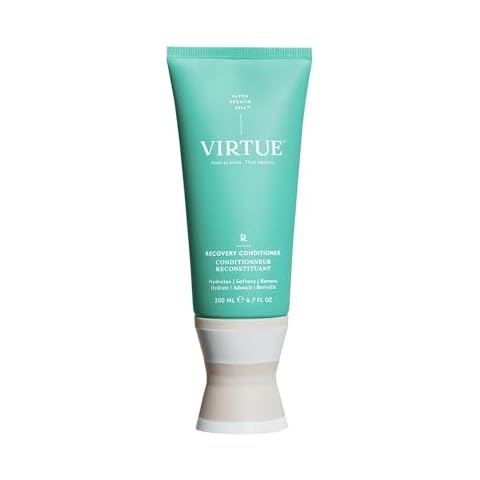 VIRTUE Recovery Conditioner with Keratin Hydrates, Softens, and Renews Damaged Hair, Sulfate Free, Color Safe Cover