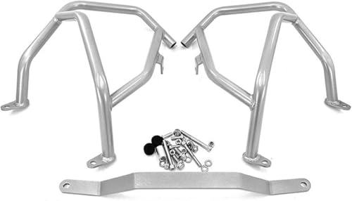 Barres de protection moto VOGE DS525X 2023 crash bars partie haute couleur argent