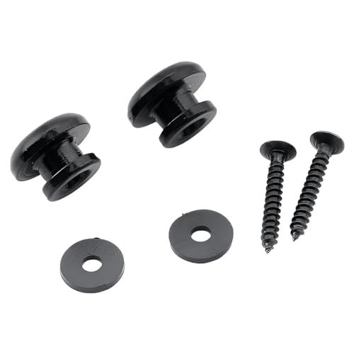 Par De Roldana Média Preta Violão Baixo