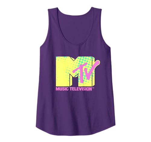 MTV Neon Logo Tank Top