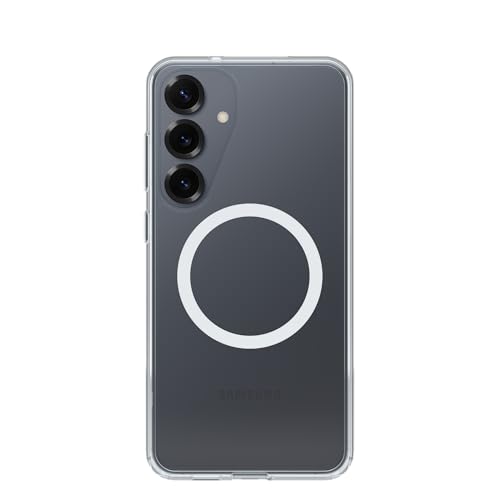 Image of OtterBox Samsung Galaxy S25+ Symmetry Series Clear Magnet Case - Clear - Ultra-Thin, Sleek, Wireless Charging Compatible Phone Case