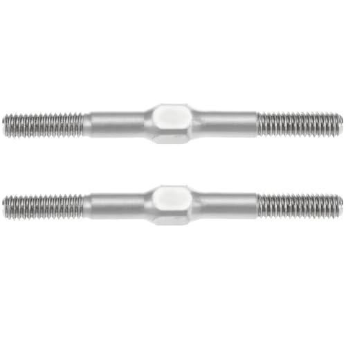 SG Store 2 Pares de Tensores de Acero para Control Remoto de Coche Pernos de Acero ARA330542 Compatible con ARRMA M4x48mm