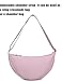 YIKOEE Crescent Bag for Women Men Small Sling Crossbody Bag with Half Moon Shape
