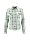 LTB Jeans Damen Lucinda Button-Down-Arbeitshemd, Light Mint Check Wash 54441, L