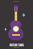  Guitar Tabs Journal: 6 String Blank Guitar Chord, Tablature Staff Music Notebook Gifts for Guitar Players, Musicians, Teachers, Students (6x9 in. 109 Pages) Guitar Manuscript Books