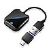 Produktbild PTGTO 2026 CarPlay Wireless Adapter & Android Auto Wireless Adapter, USB-A/USB-C, iOS 10+/Android 10+ Kompatibel, Plug & Play, Keine Überhitzung, OTA Online Updates