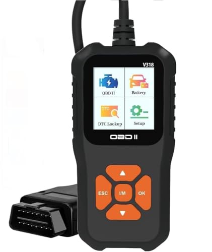 OBD2 Diagnostic Auto Valise Voiture, OBD Diagnostique Auto Multimarque, Professionnel Diagnostic Voiture Système Moteur OBDII, Lecteur OBD Outils de Diagnostic Français Voiture pour Les Véhicule