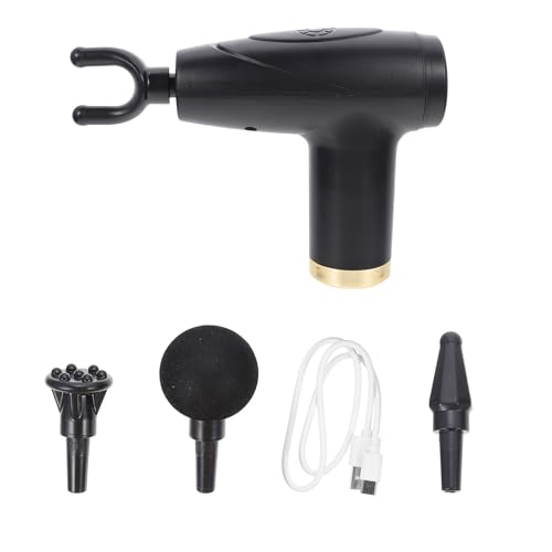 Appareil de massage des tissus profonds noir avec écran LCD moderne