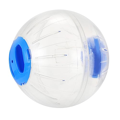 BUGUUYO 15cm Blue Non Running Ball for Hamster Hamster Wheel Ball Toy Crystal Safe for Pet Plaything Exercising Toys Roller Plaything