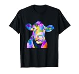 Colorful Pop Art Cow T-Shirt
