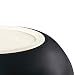 HUNTER Keramik-Napf LUND, Farbe: schwarz, Keramiknapf mit Silikonrand, sicherer Stand, edles Design, pflegeleicht & spülmaschinenfest, Größe: 900 ml