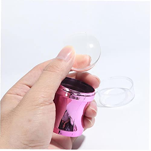 YepYes Nail Art Stamper Metallgriff Stamper mit Silikonköpfe DIY Maniküre Druckwerkzeug Nail Art Zubehör Für Personal… – Bild 8