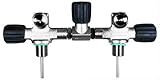 140 mm Diametro bottiglia, O2 Clean, fino a 232 Bar, valvola ponte con Rubber Knobs