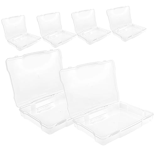 Boîtes de rangement en plastique pour cartes et photos BESPORTBLE
