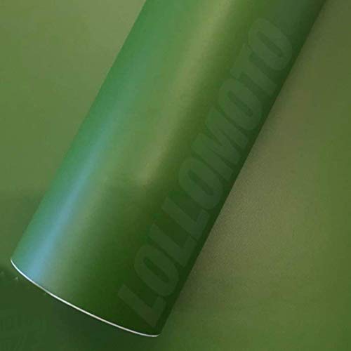 76x100cm Verde Militare Opaco Pellicola Adesiva Rivestimento Auto Car Wrapping - 76x100cm