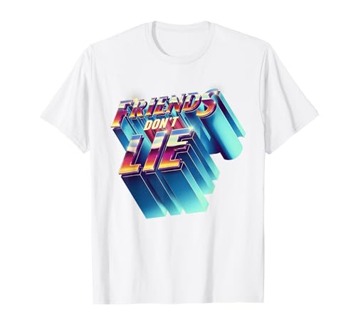 Stranger Things Friends Don't Lie Officially Licensed T-Shirt