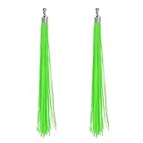 Boland - Neon Ohrringe Festival, 20 cm, leuchten im Schwarzlicht, Modeschmuck für Karneval, Disco und Kostüme