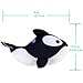 ZhuZhu (Narwhal + Orca) Fish 2-Pack B | Small Stuffed Animals with Motor Inside Suitable for Ocean Party Favors | Batteries Required