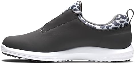 FootJoy Women's Fj Leisure Previous Season Style Golf Shoe, Charcoal/Leopard, 6.5 | Image 2