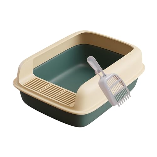 Arenero para gato grande con cuchara y lados altos miniatura 1