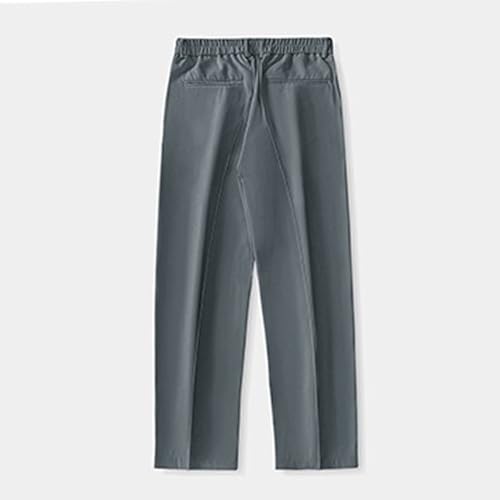Pantalon décontracté homme tissu léger drapé ample confortable - 5