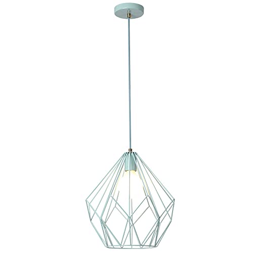 Lustre diamant rose QTHWB suspension fer pour eclairer et decorer bar