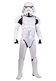 Deluxe Adult Star Wars Stormtrooper Costume | Jumpsuit with Mask, Gloves and Hood for Halloween Cosplay Large