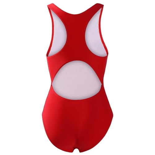 Image of Girls' Swimsuit One Piece Swimming Suits Flyback Swimwear for Practice