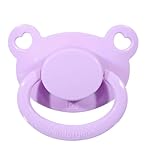 Landofgenie Erwachsenengröße Schnuller Großer Saugerschild Schnuller Lila