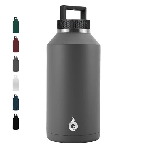 Image of BJPKPK 64oz Insulated Water Bottle, Stainless Steel Vacuum Jug with Handle