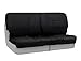 Coverking Custom Fit Rear 50/50 Split Bench Seat Cover for Select Chevrolet Venture Models - Neosupreme Solid (Black)