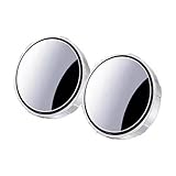 DYQFFF 2PCS Car Blind Spot Mirrors for Mazda Lantis 1993-1998, Side Blindspot Mirrors Wide Angle Mirrors Convex Rear View Mirror Exterior Accessories,White