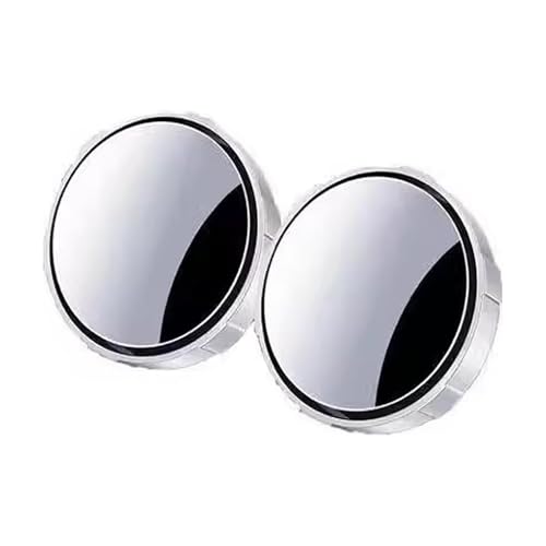 DYQFFF 2PCS Car Blind Spot Mirrors for Mazda Lantis 1993-1998, Side Blindspot Mirrors Wide Angle Mirrors Convex Rear View Mirror Exterior Accessories,White