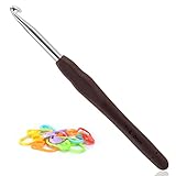 Vodiye Crochet Hooks, Professional Extra Long  6mm Crochet Hook, Ergonomic Handle Crochet Hooks Set, Crochet Needle for Beginners and Experienced Crochet Hooks Lovers
