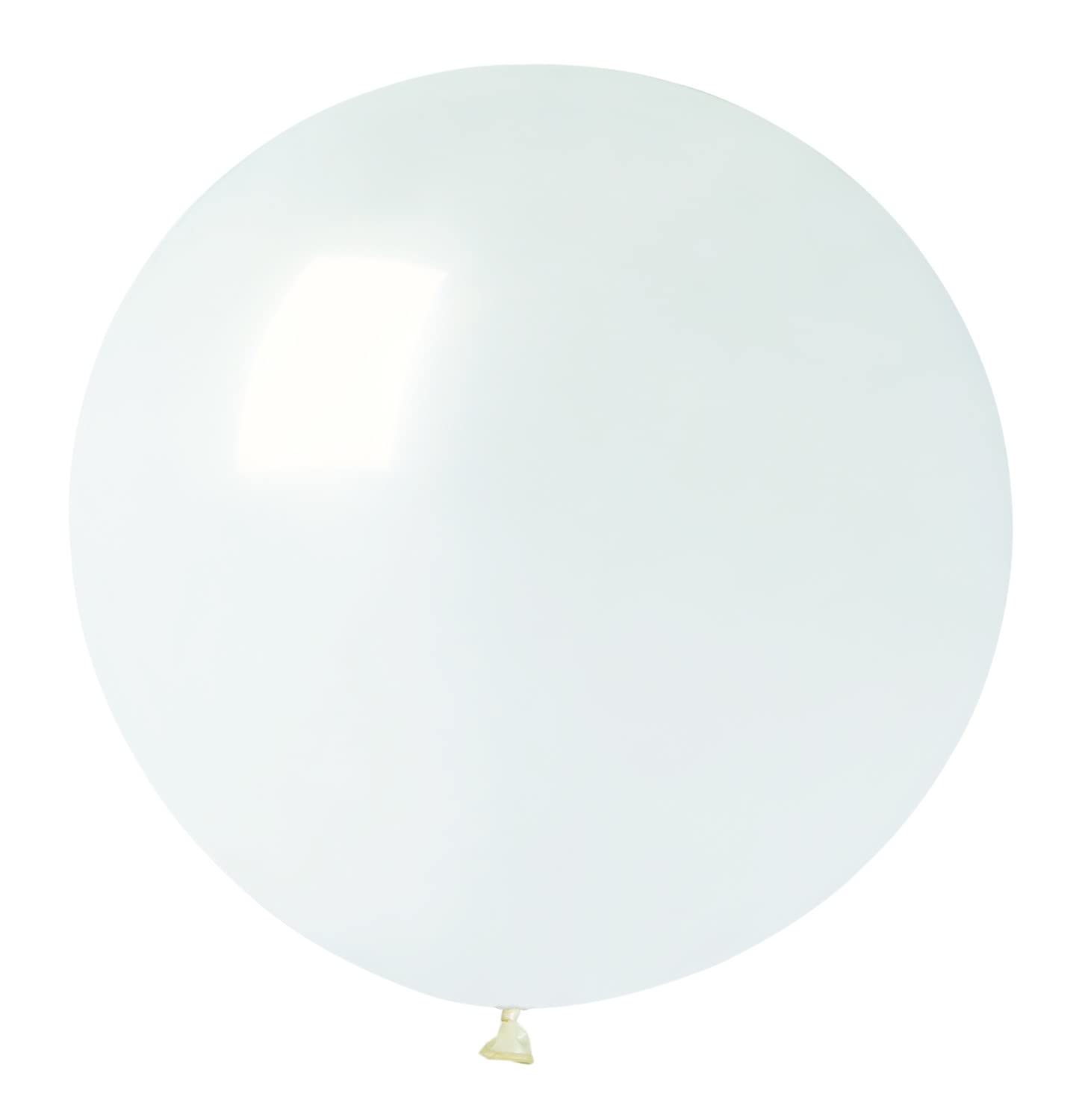 Pack 10 maxi balloons in natural latex Premium Quality G40 (Ø 100cm / 40"), translucent