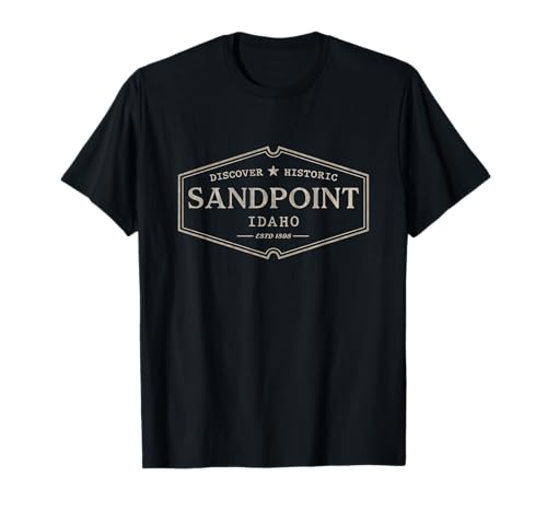 Sandpoint Idaho | Sandpoint ID Storico Maglietta