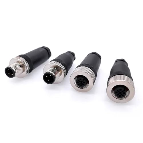 Conector M12 hembra de 5 pines con terminal de tornillo para evitar fallos de señal 6