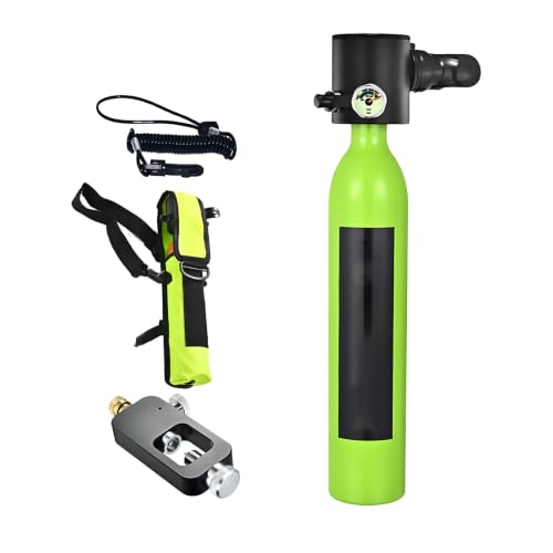 Bombona de buceo de 0.5 litros de aluminio portátil para piscina y recreación