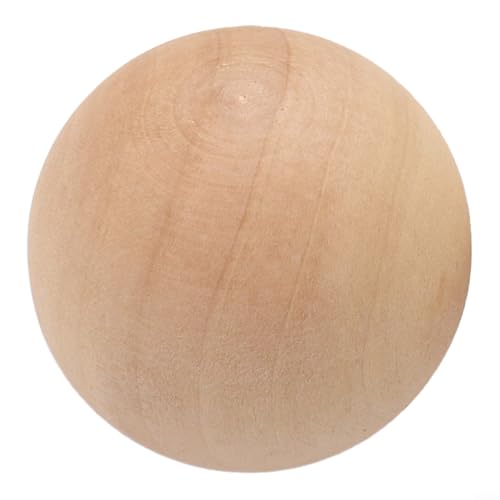 Boules en bois naturel avec options de diamètre de 30 mm à 60 mm, lisses pour la peinture et les...