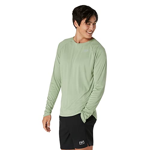 Image of Speedo Men's UV Swim Shirt Basic Easy Long Sleeve Regular Fit