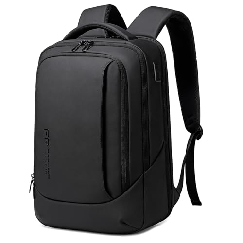 Image of FENRUIEN Laptop Backpack for Men, 15.6 Inch Work Backpack, Water-Resistant 1800D Oxford for Office /Commute /Travel